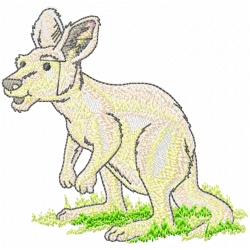 Kangaroo Embroidery Design 4 Kangaroo Embroidery Design 4